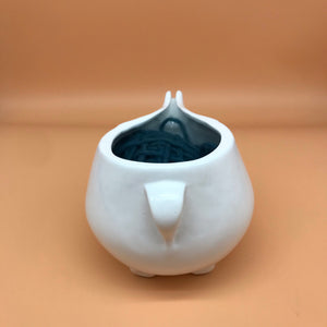 Garnschale Elephant - "Furls" Keramik-Garnschale, mit dem Symbol der Weisheit und des Friedens