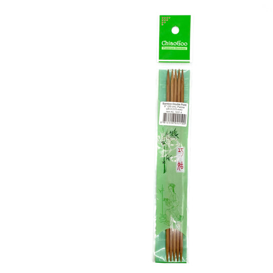 ChiaoGoo - Bamboo Double Point, Patina *(20 cm) | PREMIUM BAMBOO