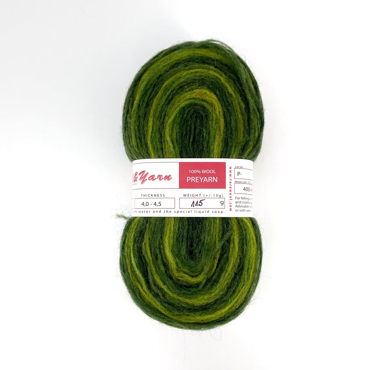Preyarn -Jõgeva Estonia | ca. 400/450 m -100 gr | 100% Schurwolle