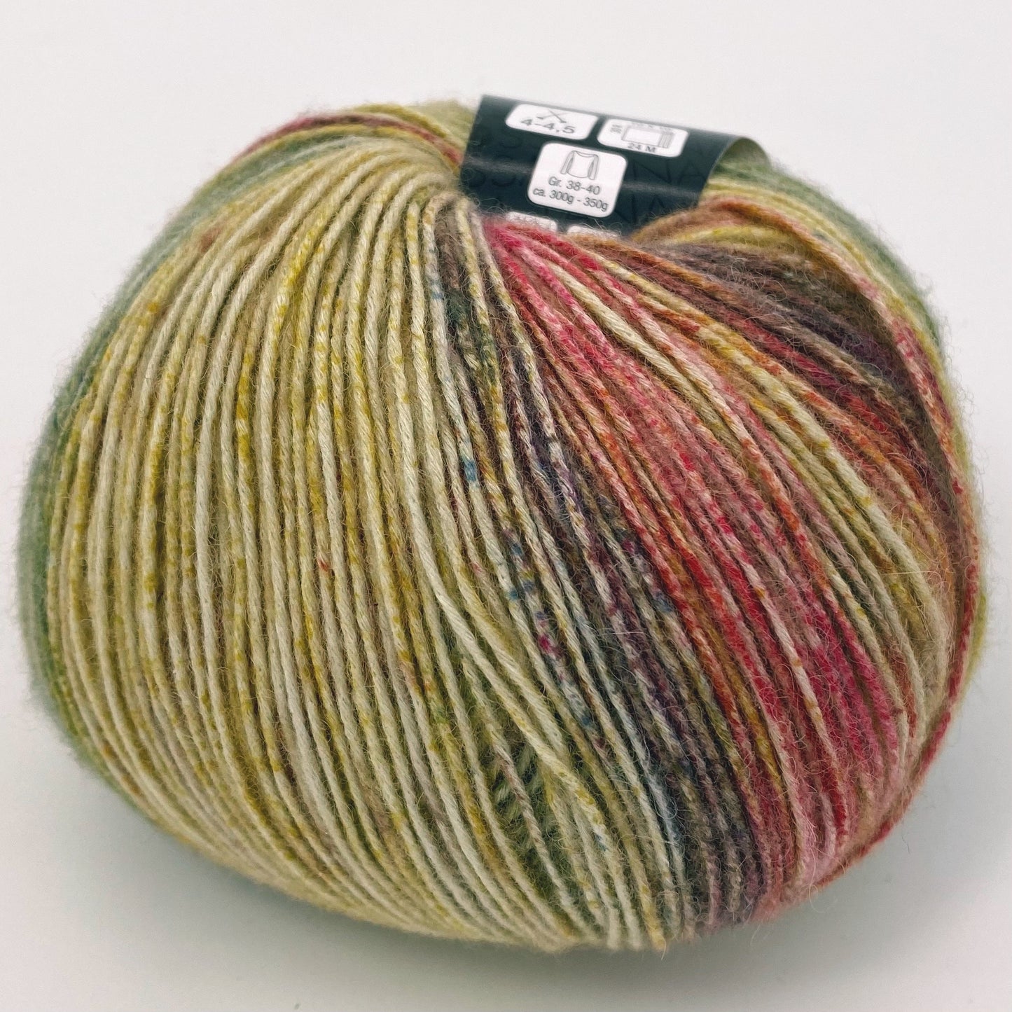 Ecopuno Print- Lana Grossa | 215/50 | 72 % Baumwolle  17 % Schurwolle (Merino)  11 % Alpaka (Baby)