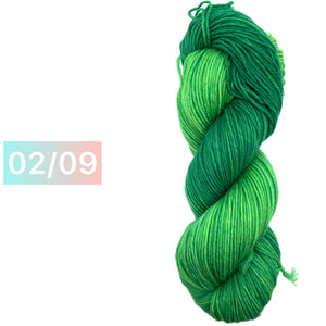 Handgefärbte Sockenwolle 8-fach «#Nadschiba» - September 2022 Kollektion