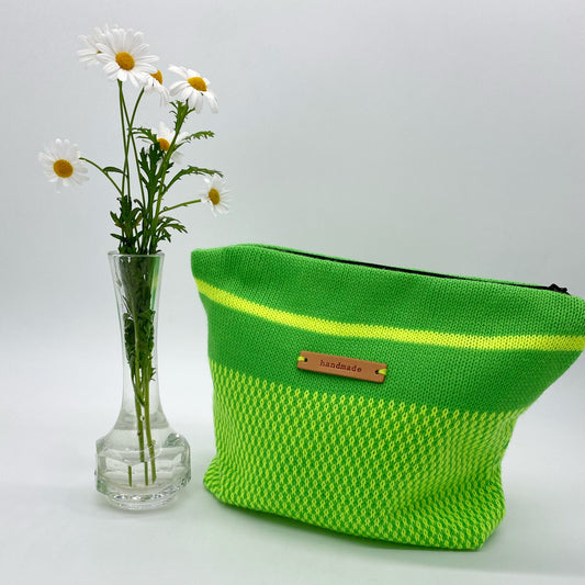 Knitted project bag "Neon"