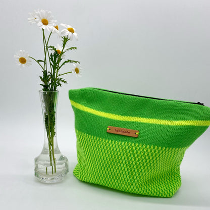 Knitted project bag "Neon"