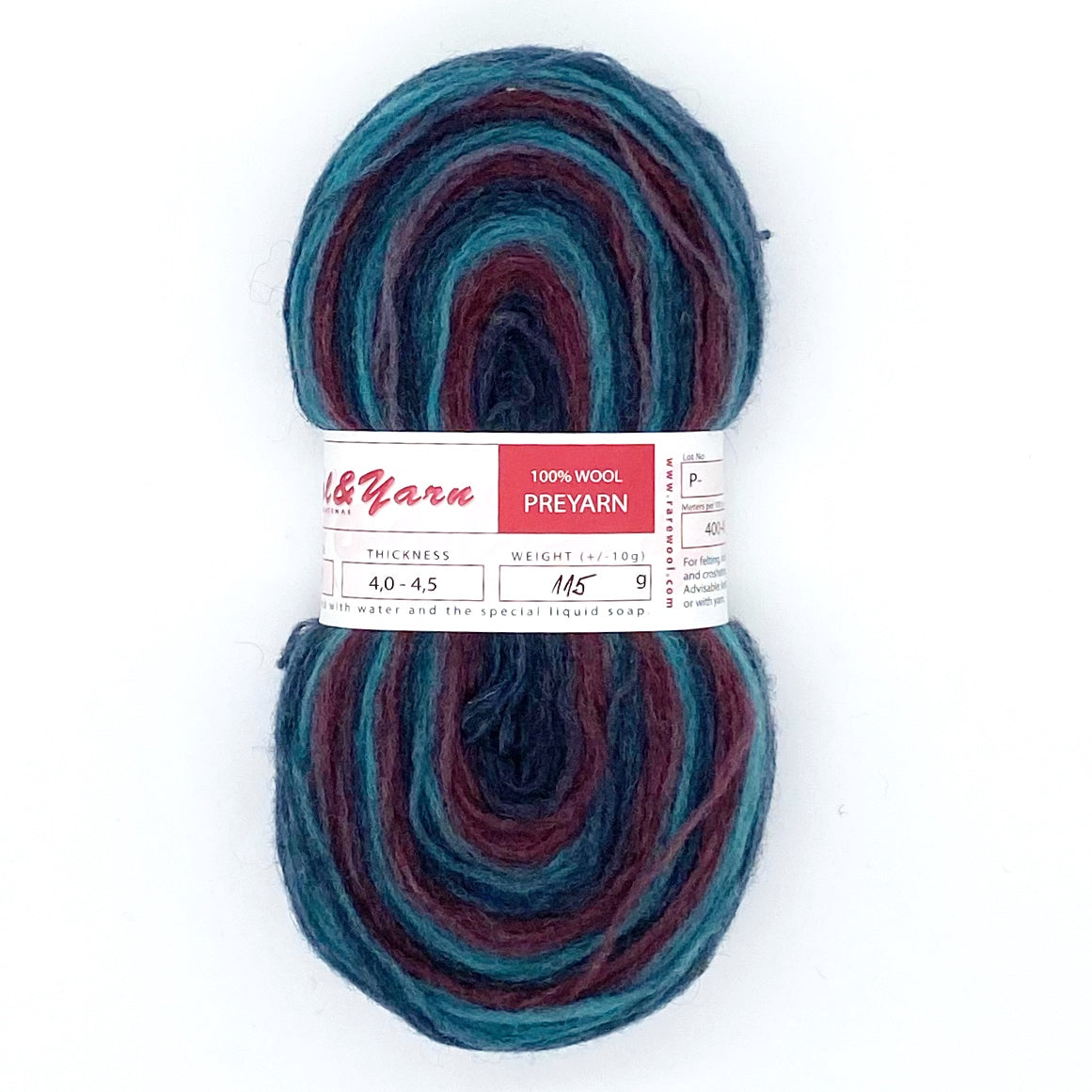 Preyarn -Jõgeva Estonia | ca. 400/450 m -100 gr | 100% Schurwolle