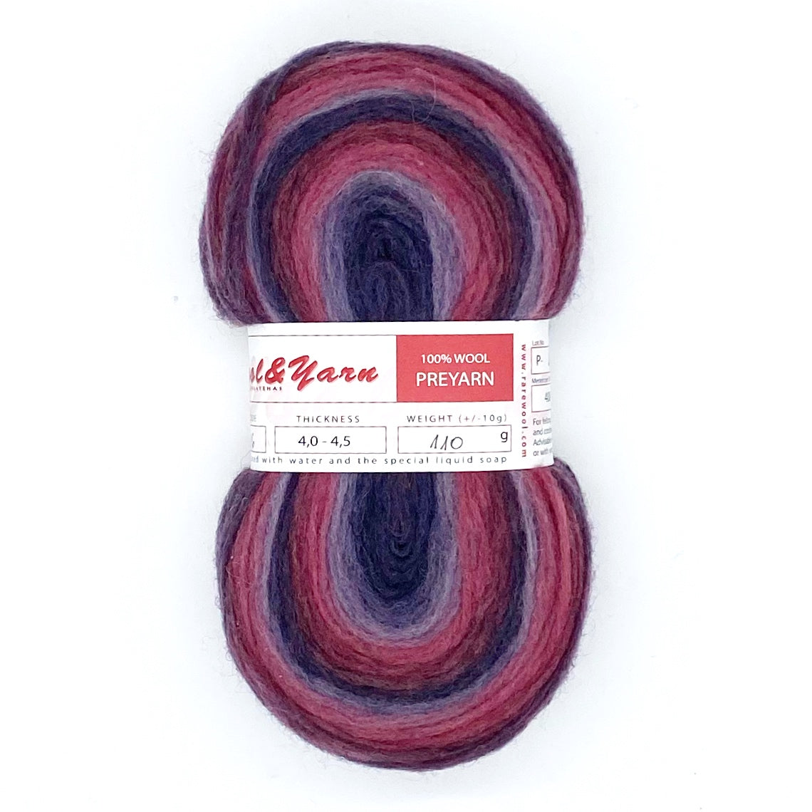 Preyarn -Jõgeva Estonia | ca. 400/450 m -100 gr | 100% Schurwolle