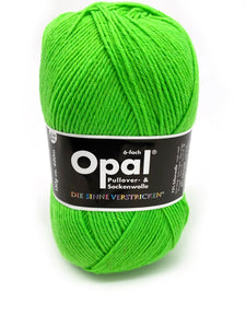 Opal Uni 6-fach NEON - Opal l 150 gr / 420 m l 75% Schurwolle (superwash) / 25% Polyamid