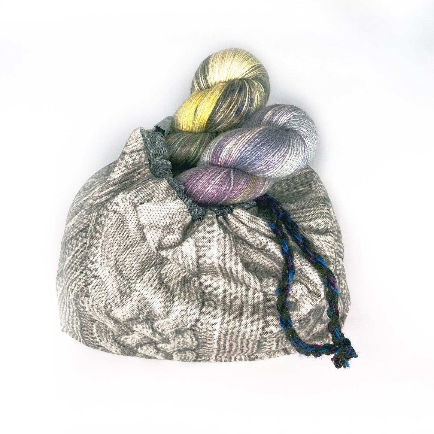 Strickprojekt-Tasche