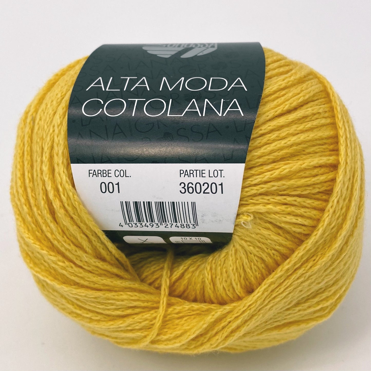 Alta Moda Cotolana - Lana Grossa l 50 gr / 150 m l 45 % Schurwolle (Merino superwash)), 45 % Baumwolle (Pima),  10 % Polyamid