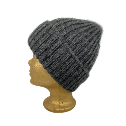 Hand-embroidered cashmere hat