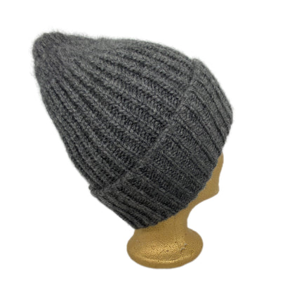 Hand-embroidered cashmere hat