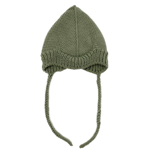Babymütze "Maiglöckchen" - handgestrickt, 100 % Schurwolle (superwash)