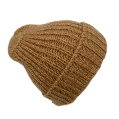 Hand-embroidered cashmere hat