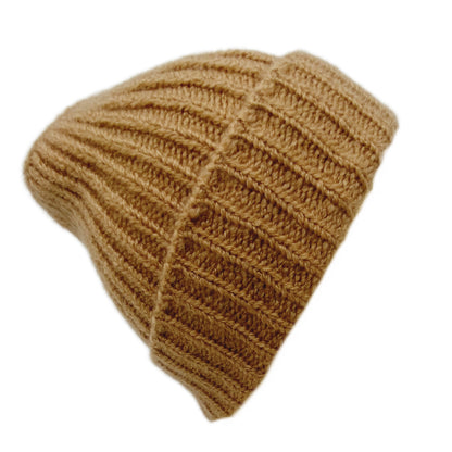 Hand-embroidered cashmere hat