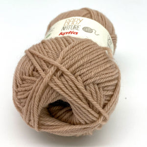 WOLLE BABY NATURE - Katia l 100% Schurwolle -100% Biologische Merino Wolle chlorfrei l 25gr- ca. 110 