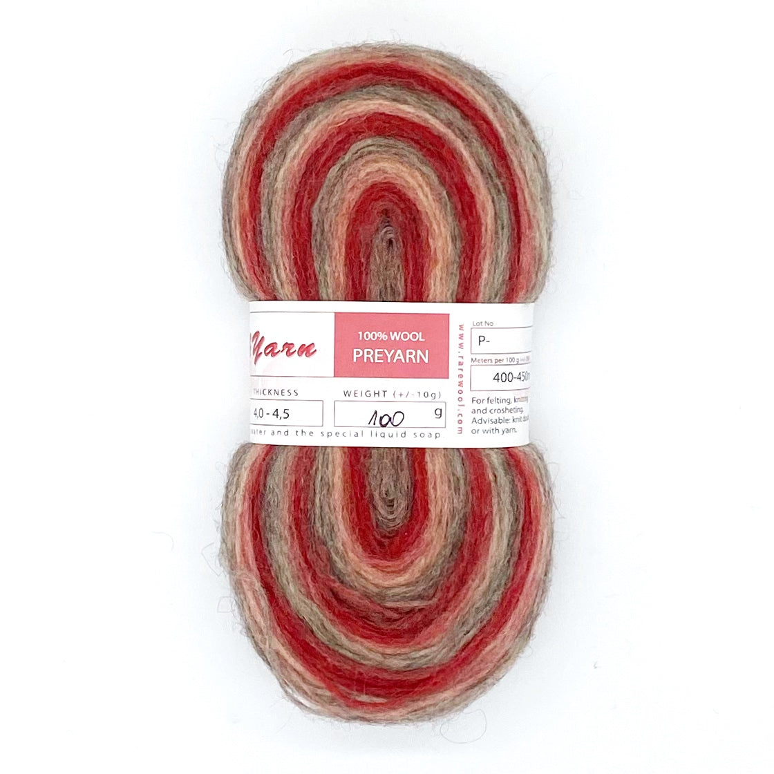 Preyarn -Jõgeva Estonia | ca. 400/450 m -100 gr | 100% Schurwolle