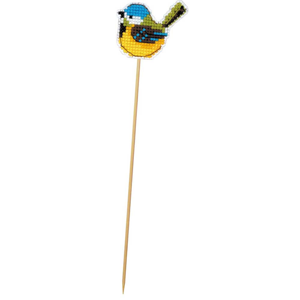 "Kleines Vögelchen" - Riolis Kreuzstich-Set, Zählmuster