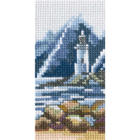 RTO Kreuzstich Set "Leuchtturm" EH368, Zählmuster, 5,5x10,5 cm