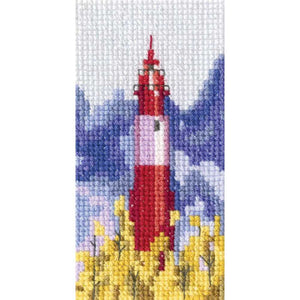 RTO Kreuzstich Set "Leuchtturm" EH370, Zählmuster, 5,5x10,5 cm
