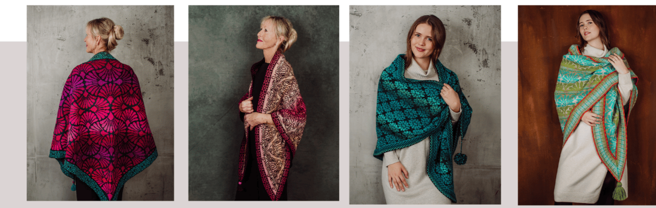 Kunstvolle Tücher stricken 15 besondere Colorwork-Designs