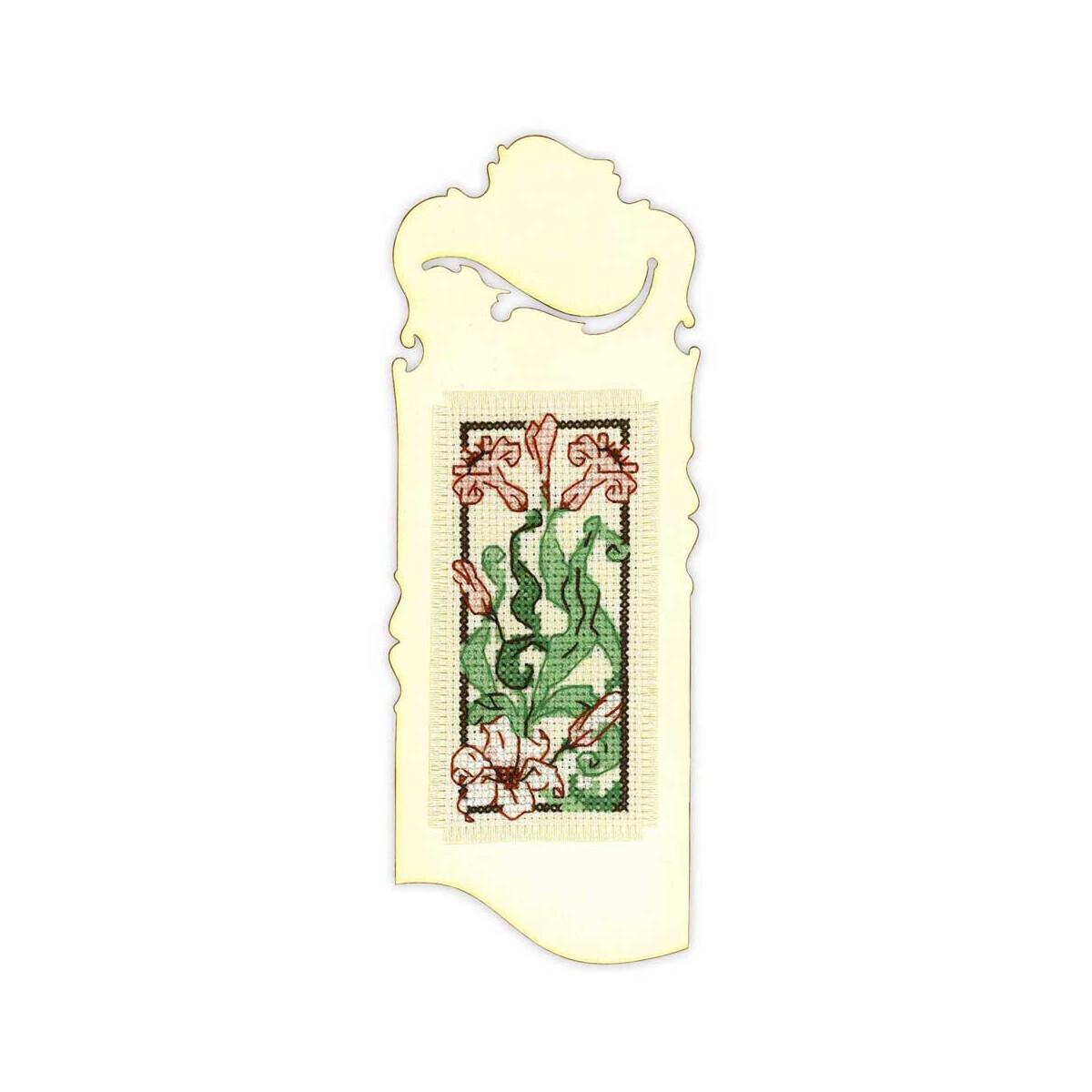 güstig kaufen	Lesezeichen Graceful Lily - Kreuzstich-Set, Zählmuster