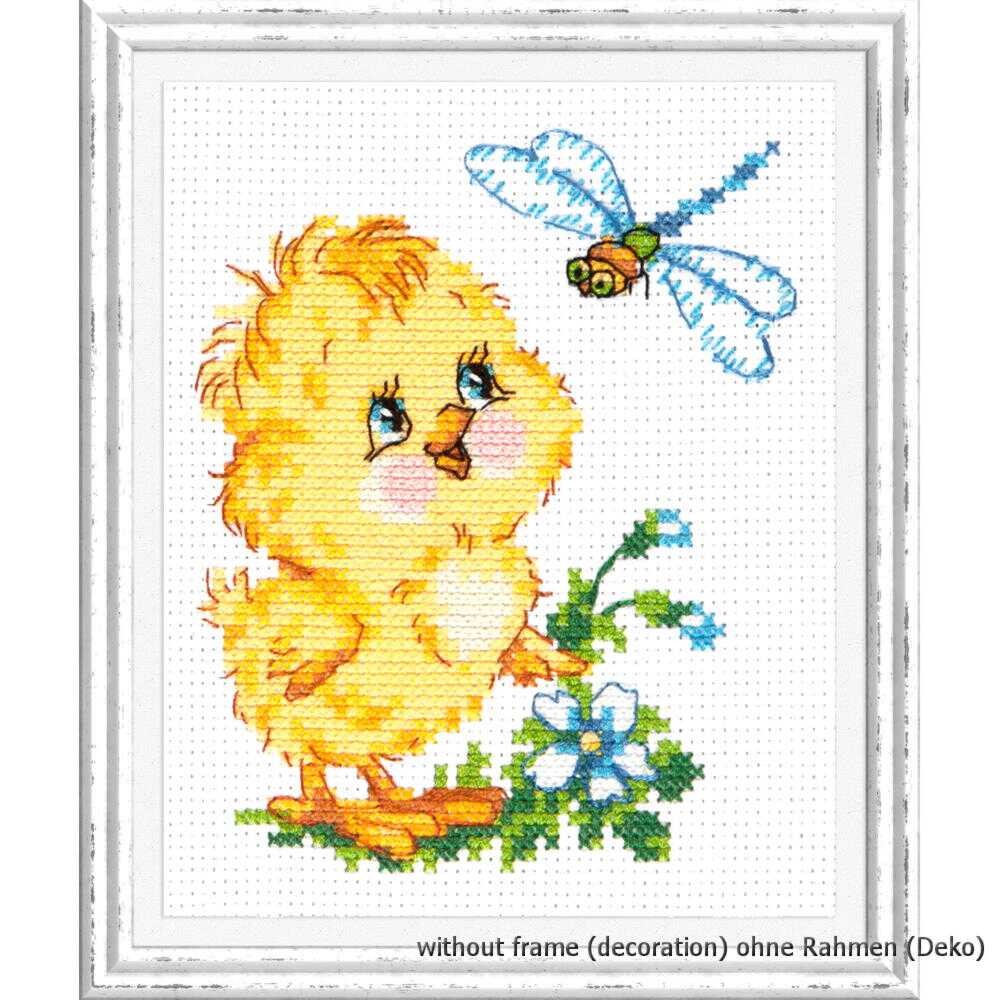 günstig shoppen	"Gemeinsames Interesse" - Magic Needle Kreuzstichset , Zählmuster, 10x12cm