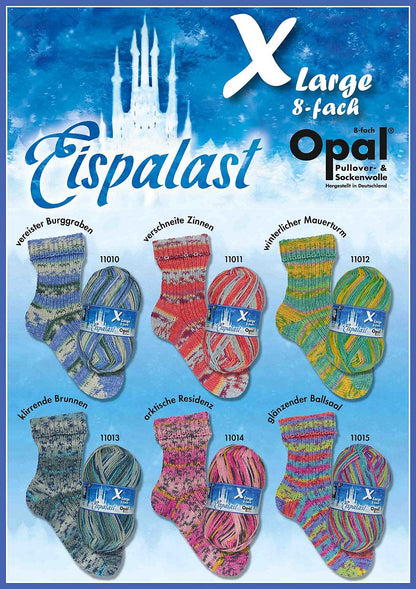 XLarge Eispalast Sockenwolle 8-fach