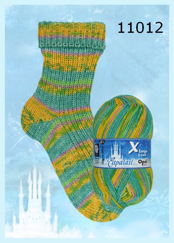 XLarge Eispalast Sockenwolle 8-fach