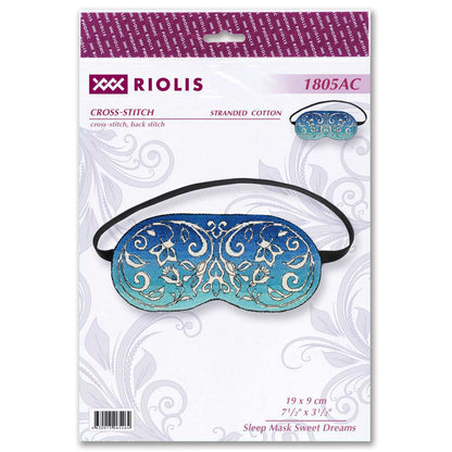 "Schlafmaske Sweet Dreams " - Riolis Kreuzstich-Set, Zählmuster
